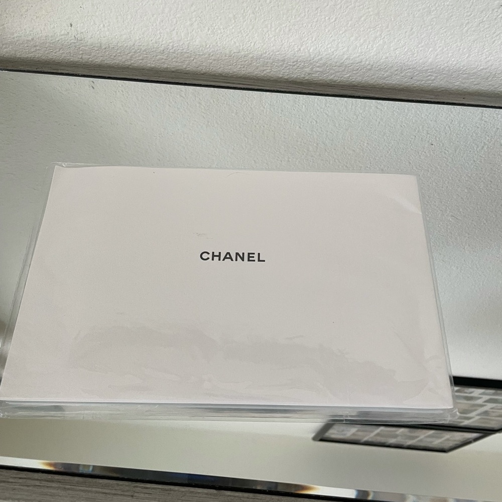 Chanel bag care product booklet